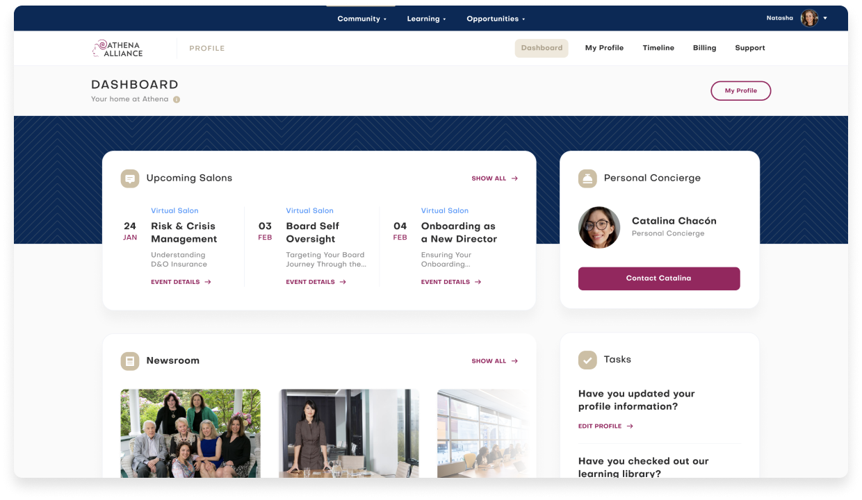 athena memberships